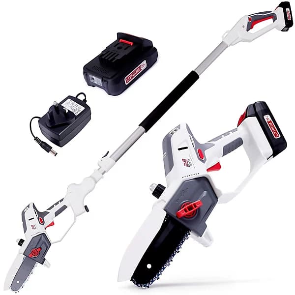 Cordless Pole & Handheld Chainsaw.