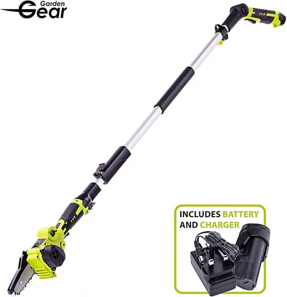 Garden Gear 12V Telescopic Chainsaw Kit.