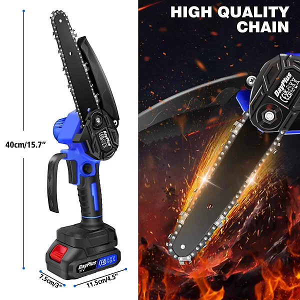 mini electric Cordless chainsaw.