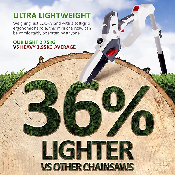 Cordless Pole & Handheld Chainsaw.