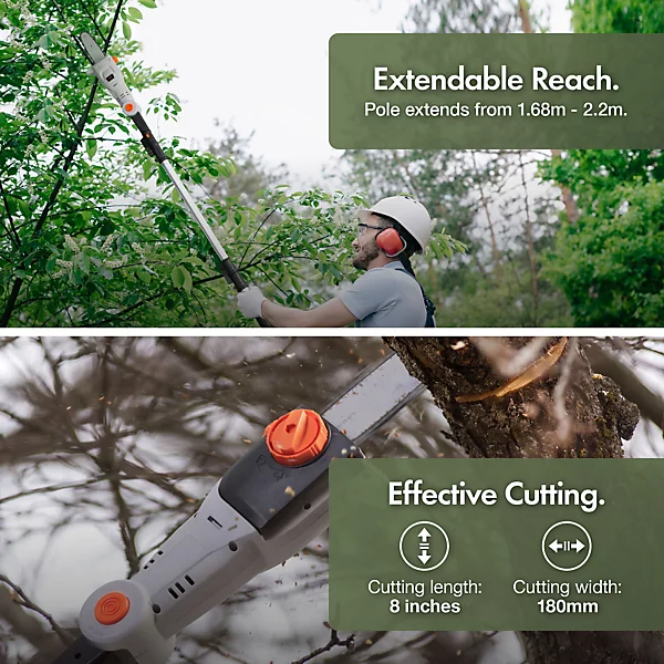 VonHaus Pole Chainsaw Cordless.