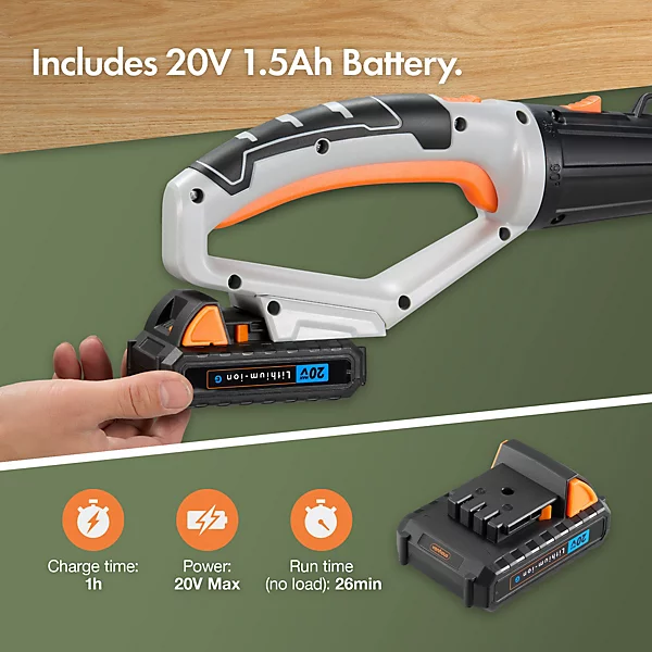 VonHaus Pole Chainsaw Cordless.