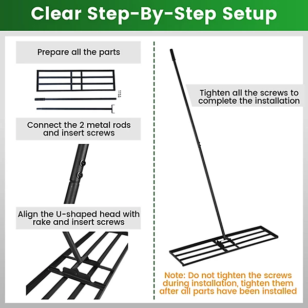 Leveling Rake.