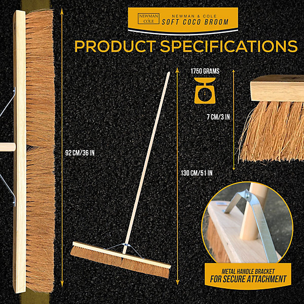 Soft Coco Platform Broom.