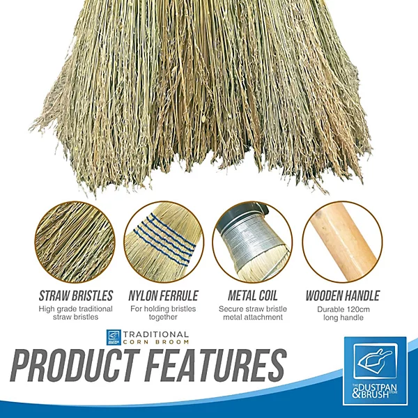Traditional Corn Broom.