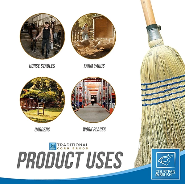 Traditional Corn Broom.