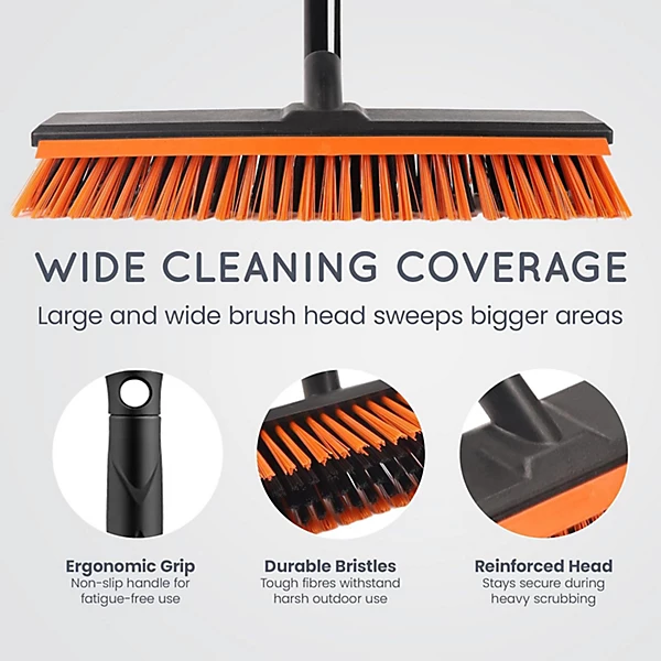 CUQOO Outdoor Broom Yard Brush.