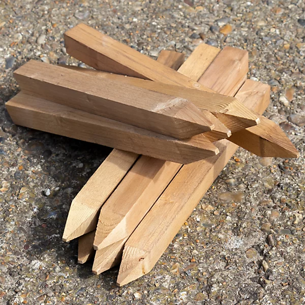 Square Wooden Fencing Stakes.